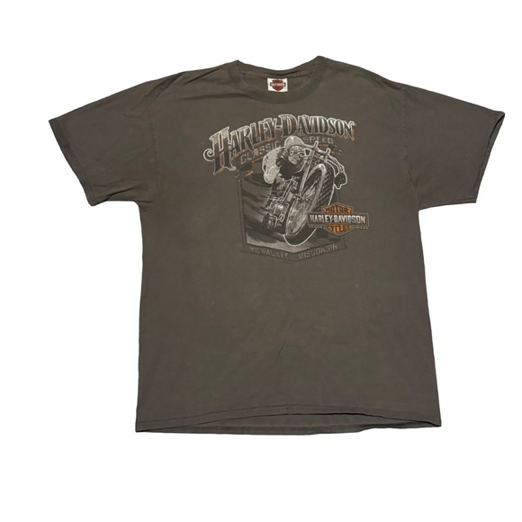 Vintage Harley Davidison Tee Shirt Grey - Picture 1 of 5